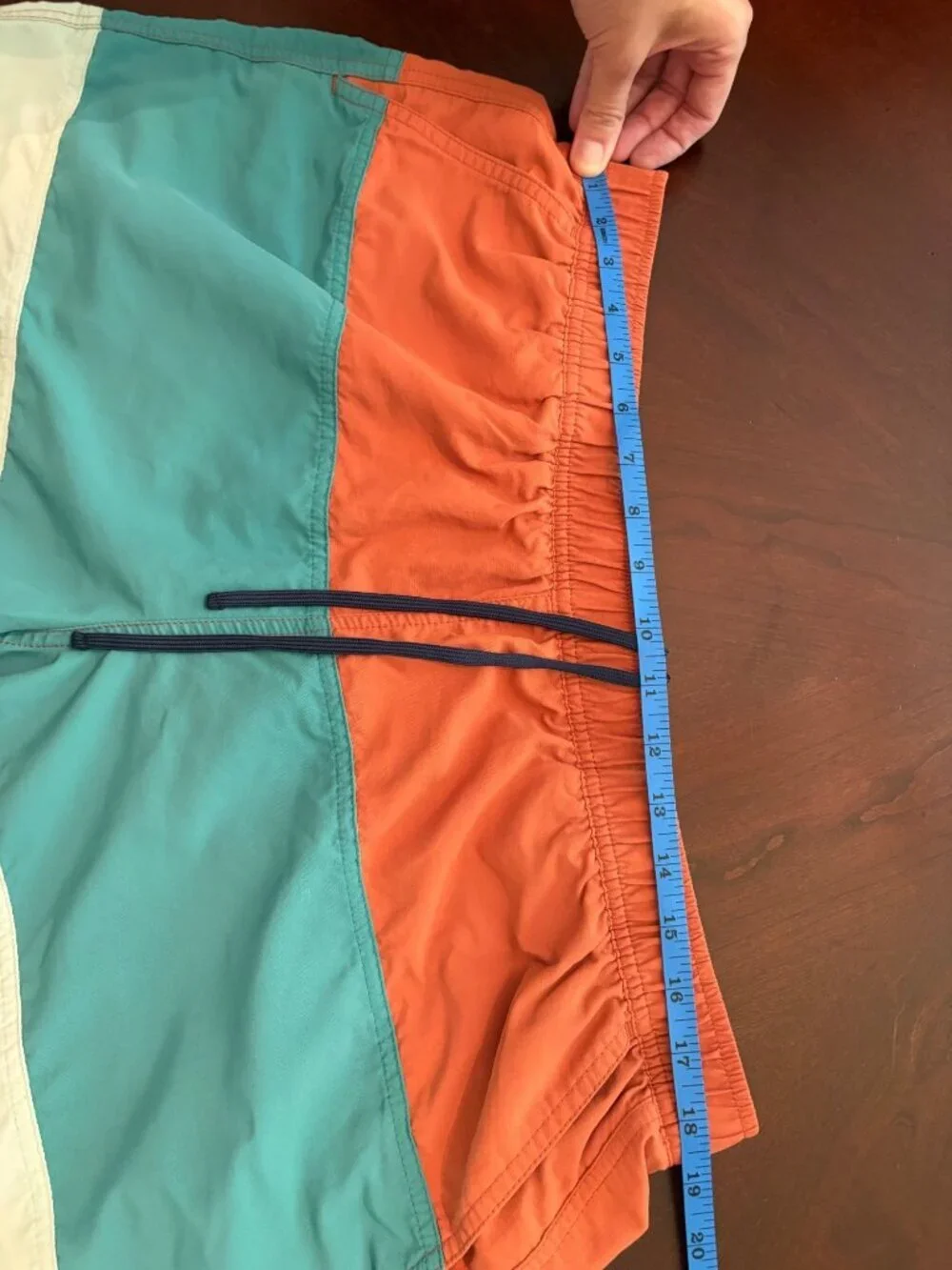 L.L.Bean Classic Supplex Sport Shorts Colorblock Lined Swim Trunks Men’s XL